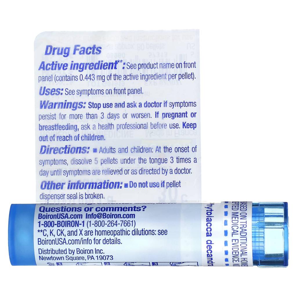 Decandra, 30C, Sore Throat Relief, Approximately 80 Pellets