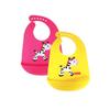 Fisher-Price Silicone Bib, Yellow, Pink, 2 Pieces, 1 Piece