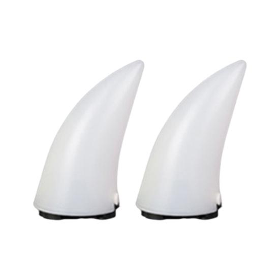 2 шт. Универсальное украшение для шлема с изображением демонов-рогов для ночной езды, персонализированные светодиодные фонари для шлема, перезаряжаемые через USB, украшение для шлема