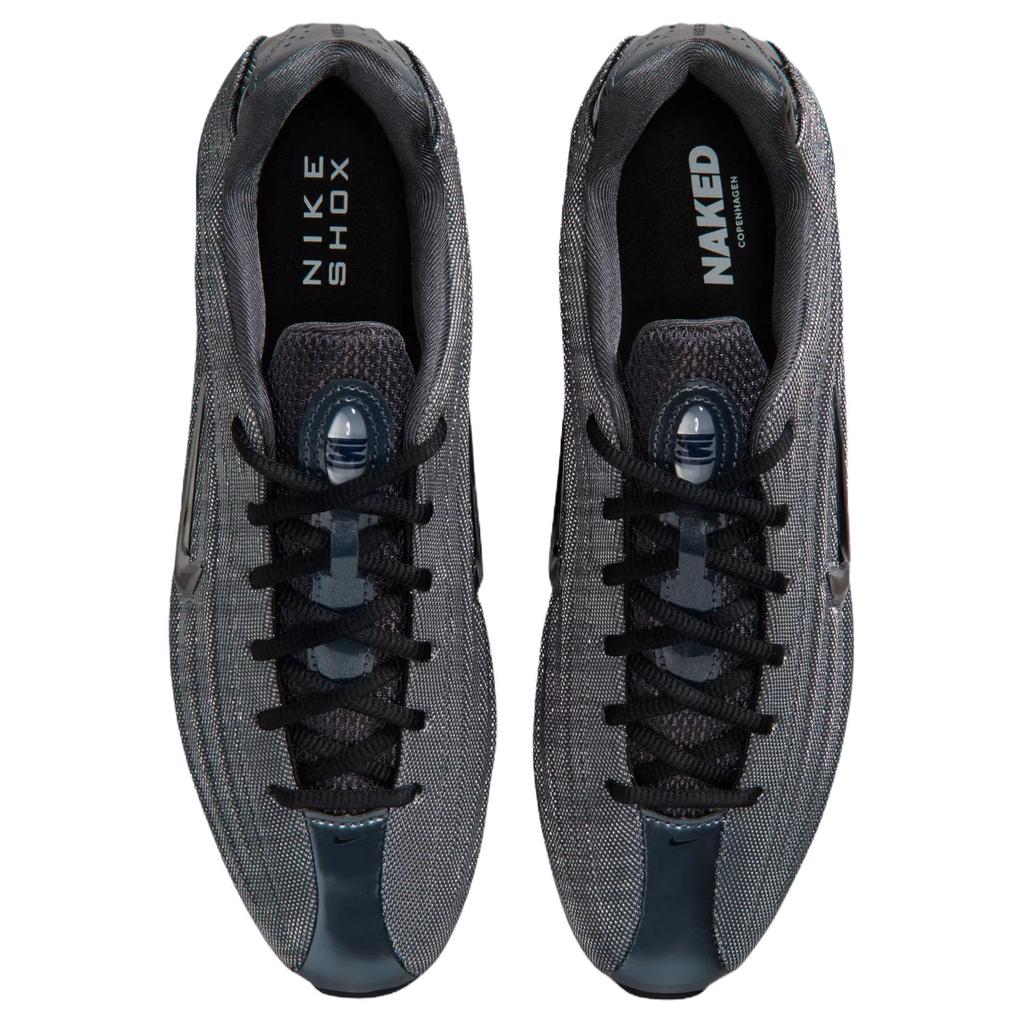 Nike X Naked Copenhagen Shox Z Удобная посадка Обувь для жизни Унисекс кроссовки Серебристо-серый IO9319-001