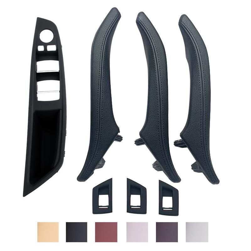 LHD RHD 6 цветов 7 шт. кожаные ручки для межкомнатных дверей замена для BMW 5 серии F10 F11 F18 520 523 525 528 530