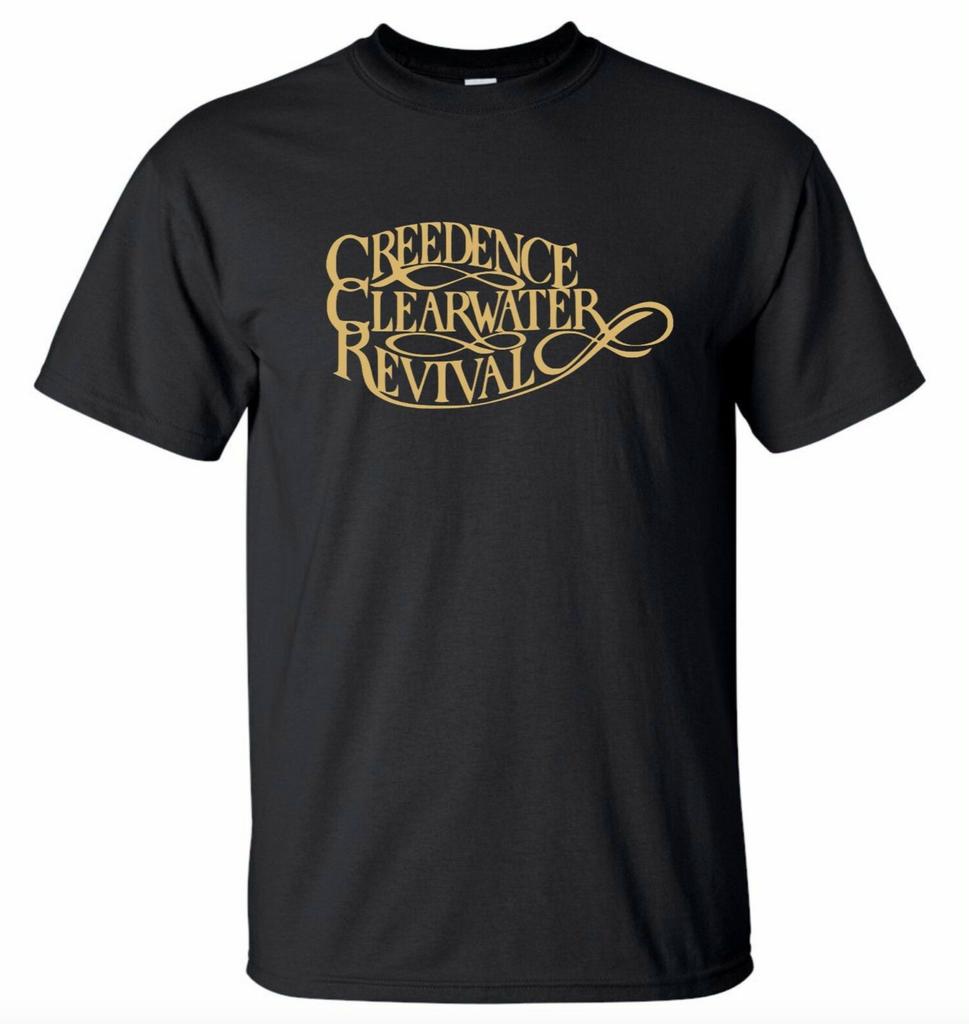 CCR Creedence Clearwater Revival T-Shirt American Rock Band 60's Logo unisex UK