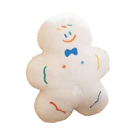 Пряничный человечек плюшевая игрушка мягкая рождественская кукла печенье для детей плюшевая праздничная