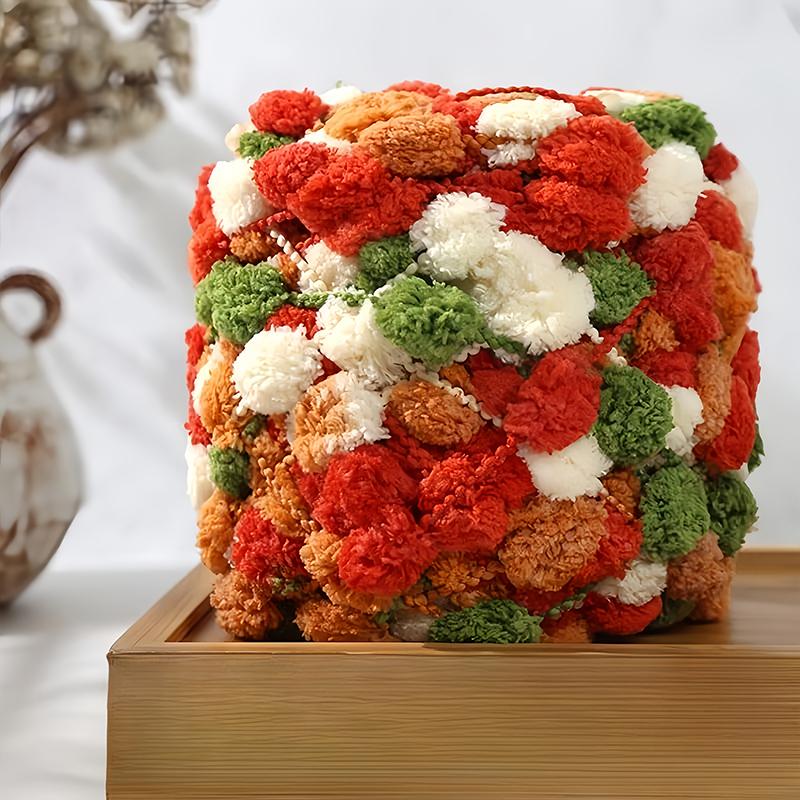 100 г Меланжевая швейная фурнитура Смешанный цвет Ручная работа Крючком Вязание Ткачество Толстая пряжа Плюшевая Многоцветная