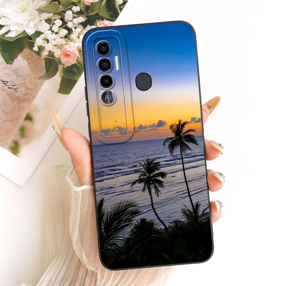 Чехол для Tecno Spark 7 Pro Чехол Модный Мультяшный Милый Смешной Расписной Силиконовый Чехол для Телефона Для Tecno Spark 7Pro