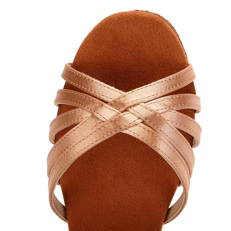 Туфли для латиноамериканских танцев на низком каблуке для детей, девочек, женщин, с мягкой подошвой, танцевальные туфли для танго, сальсы, бальных танцев, на каблуке 3,5 см