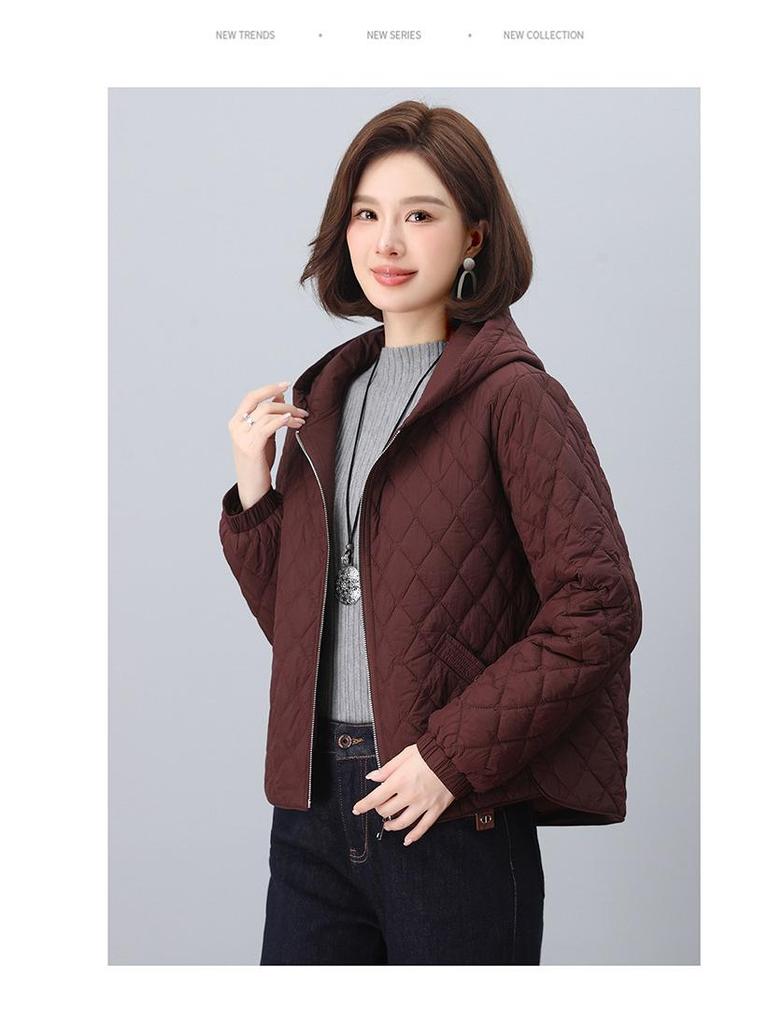 Women's Winter Cotton-Padded Jacket: Fashionable, Thickened Coat for Moms and Seniors 2024