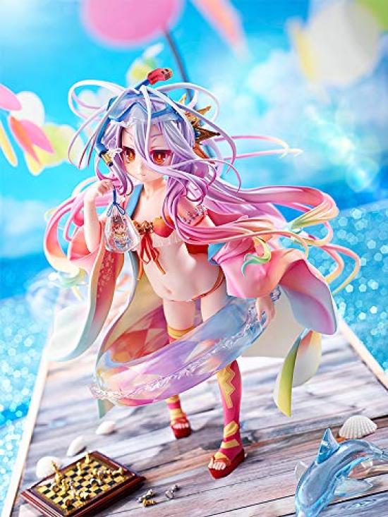 Fat Company No Game No Life Белый летний сезон масштабная покрашенная готовая фигурка Ver. 1/7 АБС и ПВХ