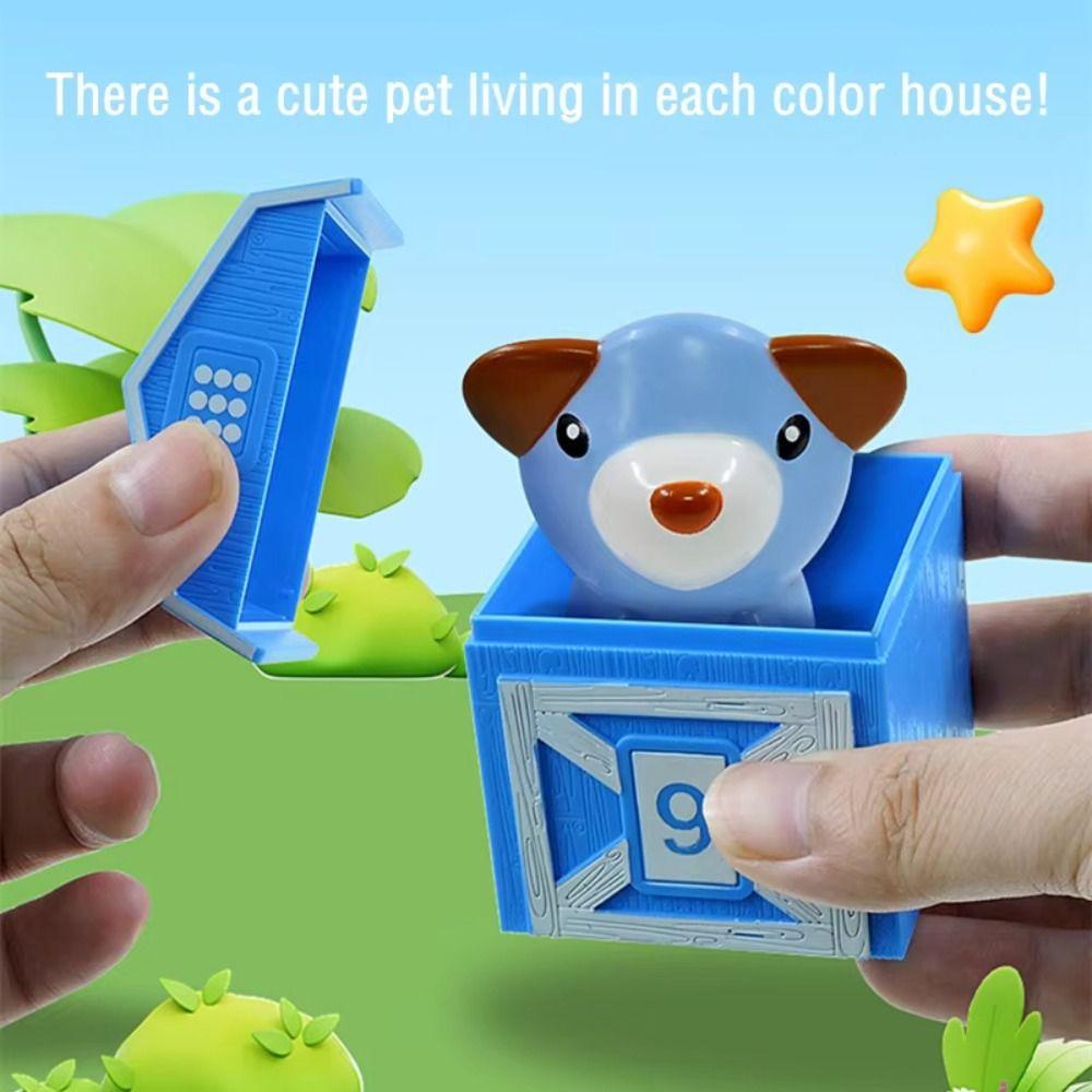 Color Sorting Animal Finger Puppets Early Education Toddler Learning Toys  Kids Toy