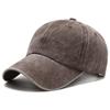 2021 New Men's Baseball Cap Washed Cap Light Plate Couple Hat Solid Color Spring and Autumn Hat Korean Version