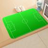 VIKAMA Football Pitch Doormat Stain-Resistant & Non-Slip Entrance Hallway Mat Bedroom Entrance Rug Bedside Carpet Home Decor