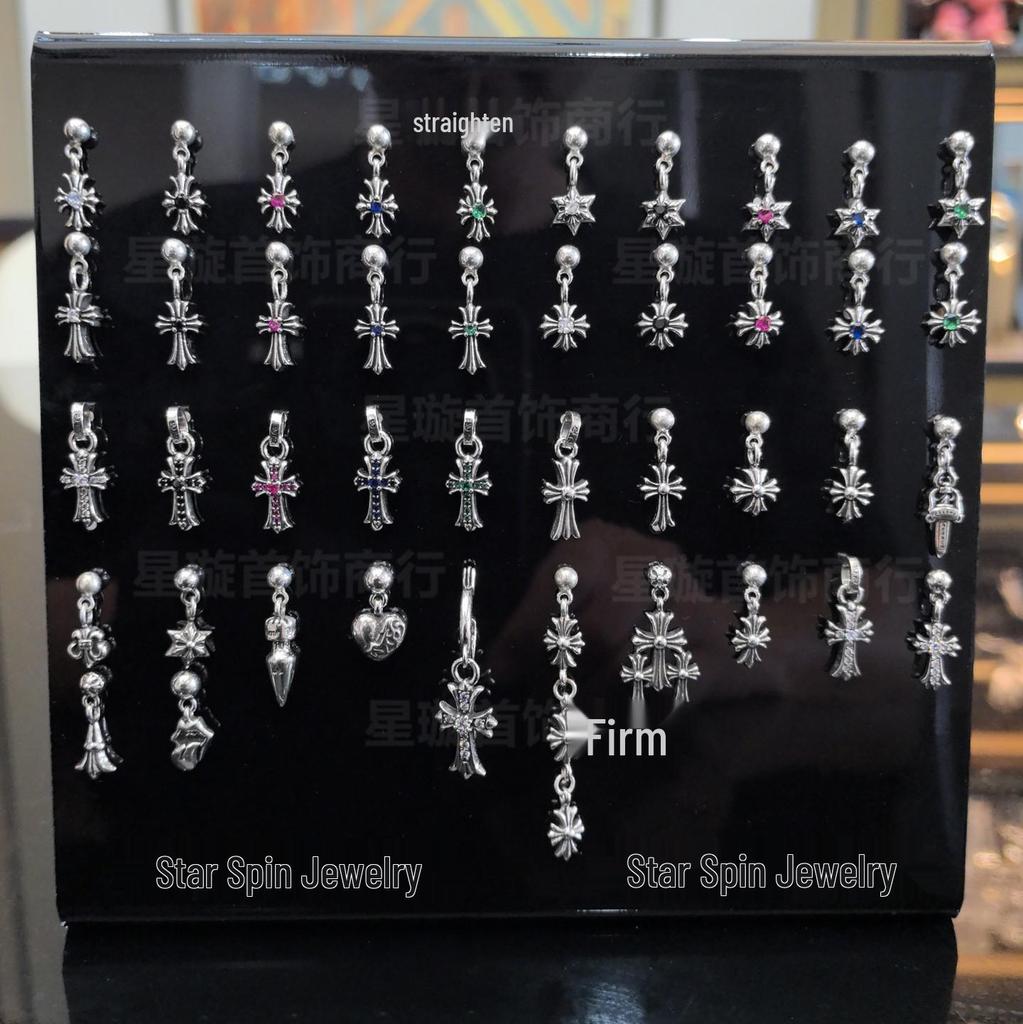 Новые висячие серьги G-Dragon с цветными бриллиантами для мужчин и женщин, белая медь, тайское серебро, серебряная игла s925