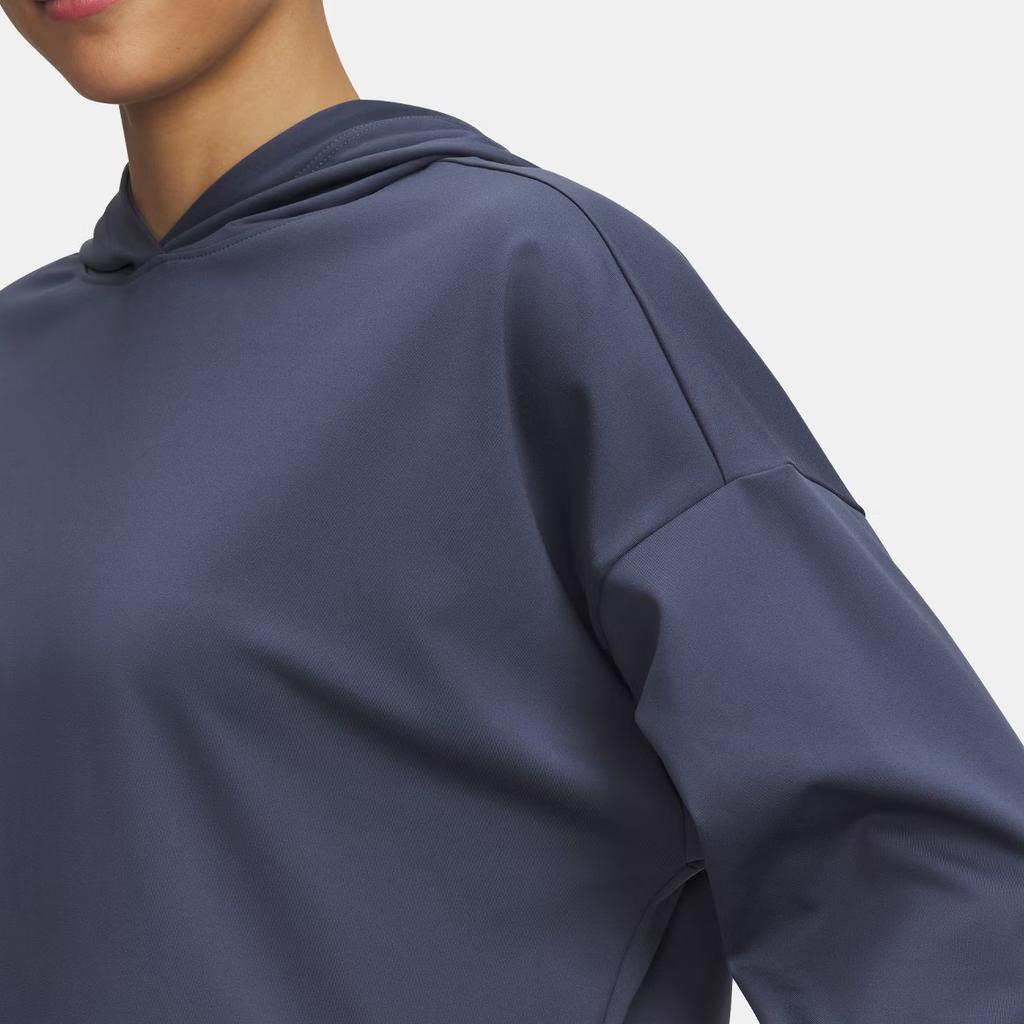 Under Armour Meridian Приятный к коже Модный Универсальный Однотонный Простой Свитшот Женский свитшот Штормовой серый 1389784-044