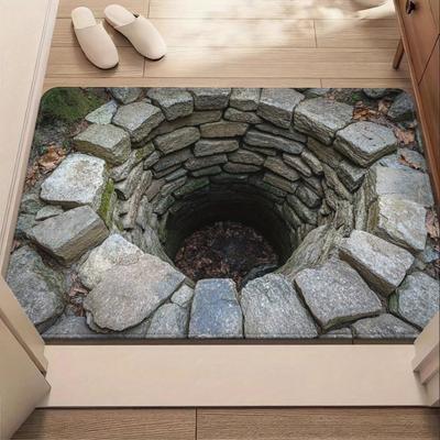 3D-коврик Yousheng с оптической иллюзией, реалистичная дыра, нескользящий коврик, бездонная яма, коврик для прихожей, коврик для двери в гостиную, спальню, игровую комнату, декор