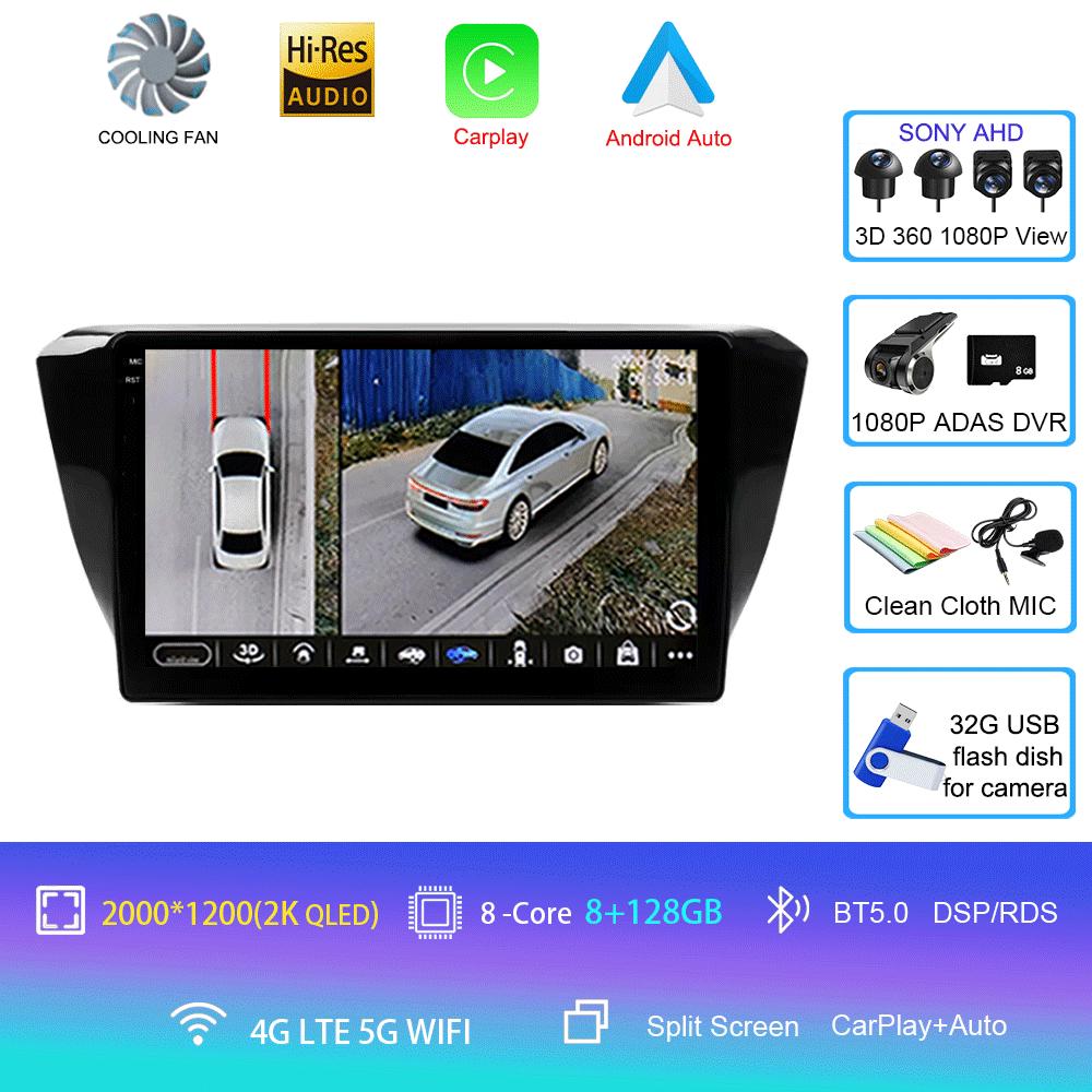 Автомагнитола Android 14 для Skoda Superb 3 2015 - 2019 Мультимедийный видеоплеер Навигационная стереосистема GPS Нет 2din 2 din dvd