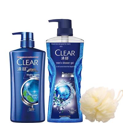 Набор Clear Men Спортивный Шампунь против перхоти и Гель для душа «Ледяная свежесть»