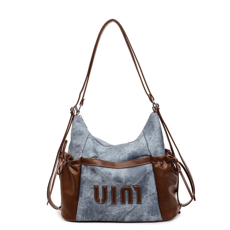 Women's Retro Minimalist Large-Capacity Tote Bag - High-End Outdoor Casual Shoulder Handbag