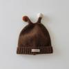 Warm Pompom Baby Infant Cap Solid Color Pullover Hat Cute Toddler Yarn Beanies  Daily Wear