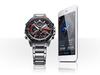 EDIFICE Смартфон, Tough Solar, Бизнес, Спорт, Нержавеющая сталь, Водонепроницаемые, CASIO Bluetooth, Совместимые, ECB-900DB-1A Хронограф, Календарь,