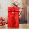 Красный конверт из искусственного шелка, китайская свадьба, красный карман, счастливые деньги, карта Hongbao, наличные
