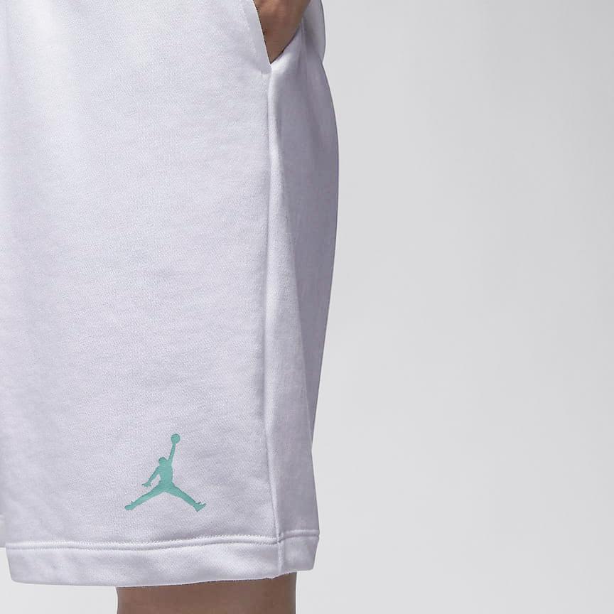 Jordan Спортивные повседневные шорты Flight MVP с логотипом и буквенным принтом на шнуровке, мужские плавки, белые FN4701-100