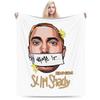 Плед Флис Slim Shady в стиле Эминема Зимний Портативный Супер Мягкий Плед для Дивана Офиса Покрывало