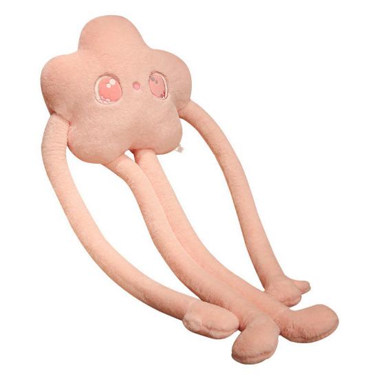 Плюшевая подушка с большими глазами, длинными руками, ногами, полипропиленовым хлопком, полностью наполненная мультяшная мягкая игрушка, милая декоративная подушка в форме звезды, декор для комнаты, спальни, дивана