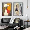 Пикассо абстрактное искусство настенный постер кубизм живопись от имени дома Декор в гостиную холст картина настенная картина печать произведение искусства