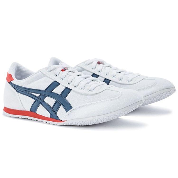 ONITSUKA TIGER Machu Racer Ткань Ретро Спорт Легкие Амортизирующие Прочные Нескользящие Низкие Повседневные Кроссовки Унисекс 1183A858-100