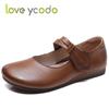 love ycodo Брендовые женские и студенческие летние мокасины из натуральной кожи