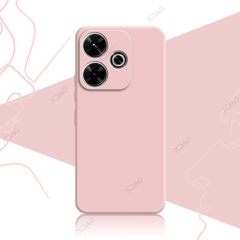 Роскошные чехлы для Xiaomi POCO M6 4G Plus 5G POCOM6Plus водонепроницаемый жидкий мягкий силиконовый защитный корпус для телефона Coque