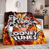 1 шт. Фланелевое покрывало Looney Tunes - Легкое, Мягкое, Теплое, Всесезонное покрывало для дивана, кровати, путешествий, кемпинга L1029175