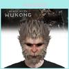 Уникальная маска Black Myth Wukong, игривый головной убор обезьяны для косплей-мероприятий на Хэллоуин