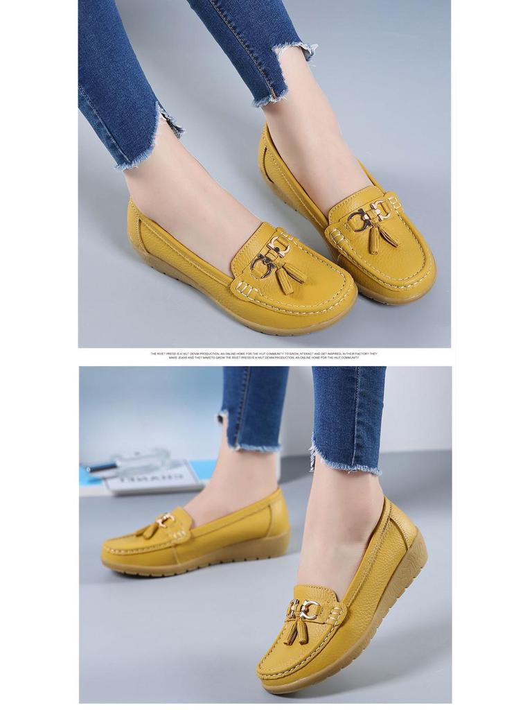 Женские лоферы большого размера: Удобная весенне-осенняя обувь для мам и беременных, размеры 35-44.