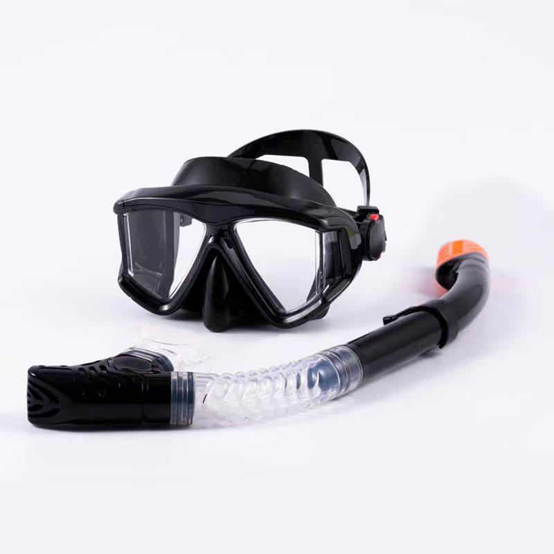 Snorkel Mask Set Silicone Scuba Diving Gear Anti-Fog Swimming Goggles Snorkeling Freediving