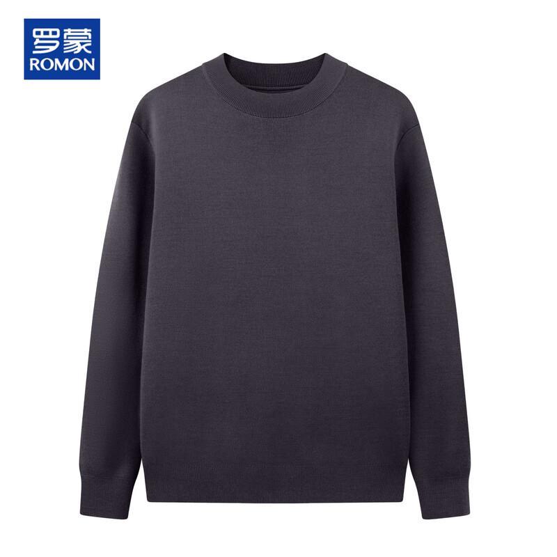 ROMON Men's 100% Wool Thermal Knit Sweater