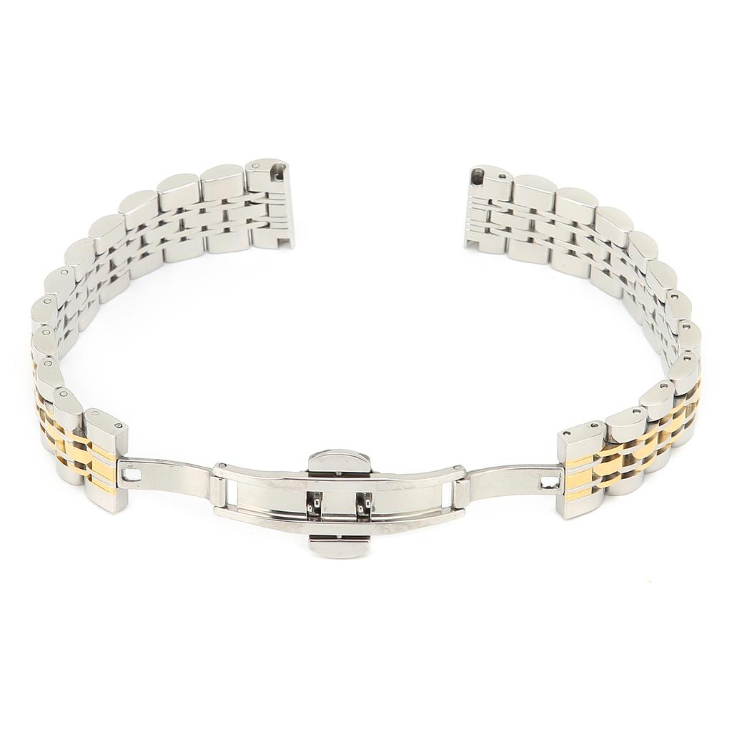 Профессиональный сменный ремешок для часов с регулируемой длиной, аксессуары для ремешка часов, золотистый, 16 мм 0,63 дюйма