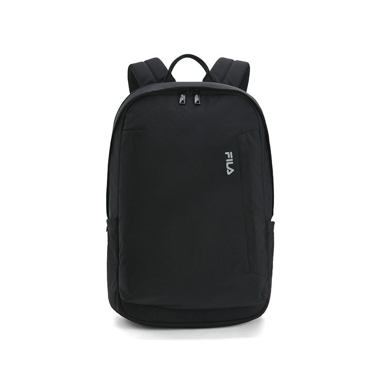 Fila White Fashion Trendy Minimalist Durable Practical Lightweight Design Versatile Fabric Backpack Regular Men backpack Black F53M623102FBK