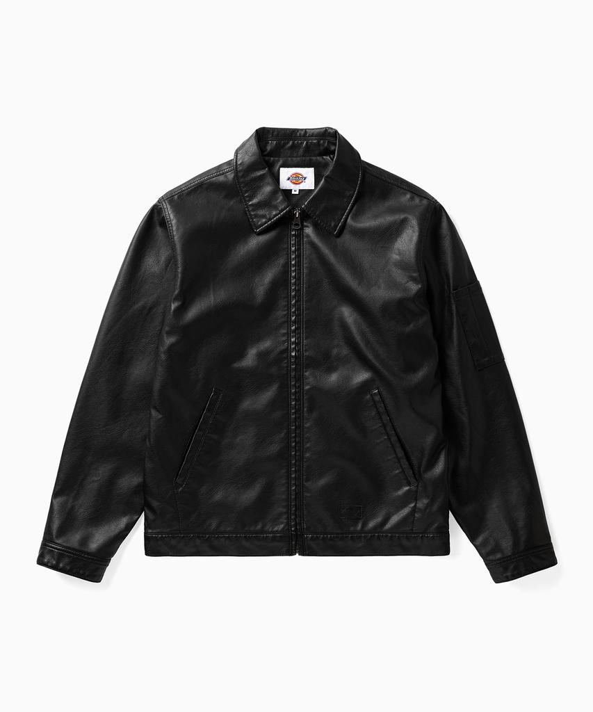 DICKIES Synthetic Leather Eisenhower Jacket Black