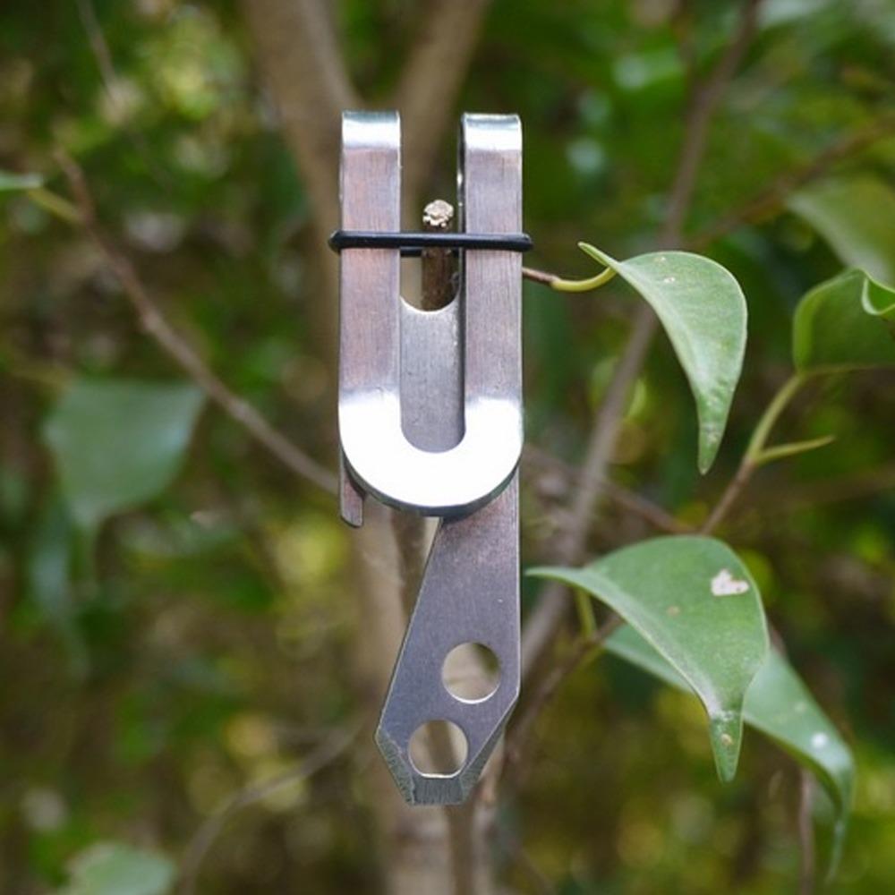 With Rubber Ring Money Pocket Clip Double-Sided Belt Clip Durable Suspension Belt Clip Camping