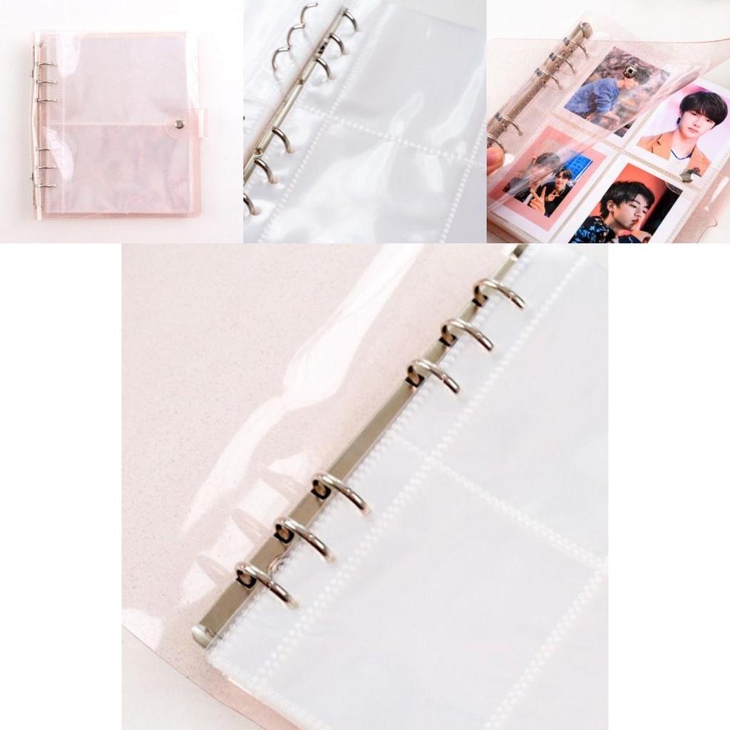 Big Capacity 6hole Photo Album With Glitter Pp Cover For Weddings And Celebrations