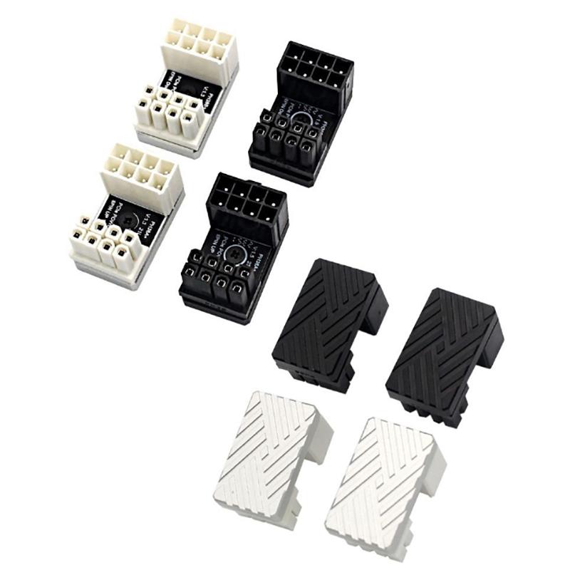 Угловой разъем 180 градусов для графического процессора 8P GPU угловой адаптер металлический разъем GPU принадлежности для графических карт для компьютерных энтузиастов