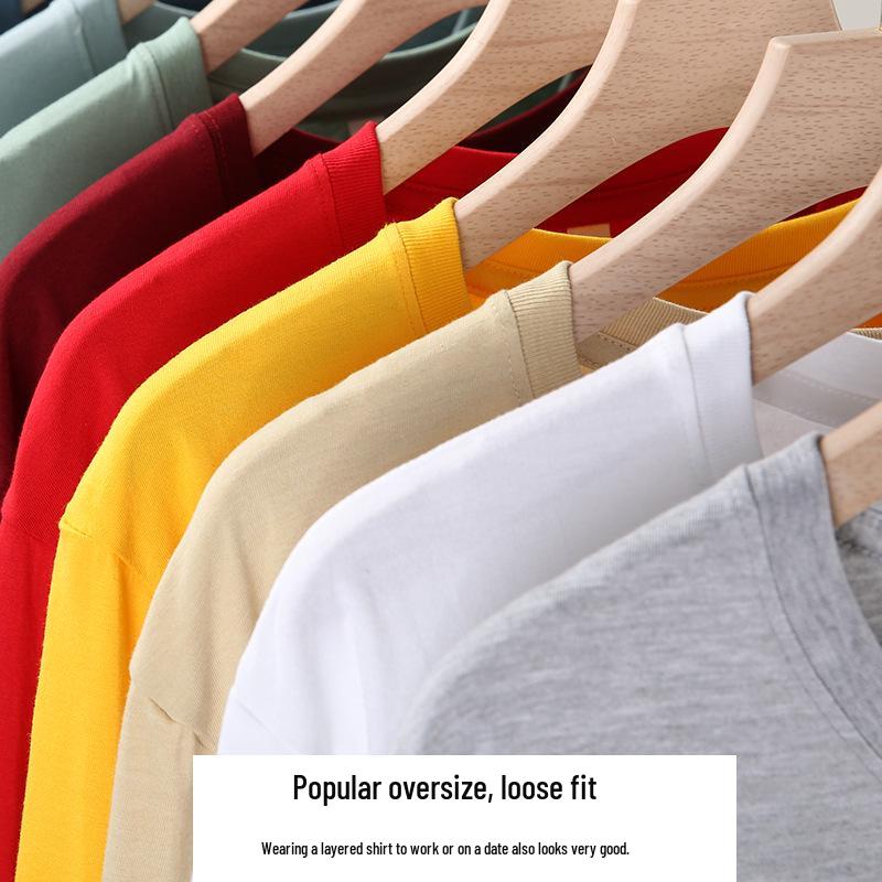 Мужская футболка большого размера с круглым вырезом, длинным рукавом, из гребенного хлопка - однотонная, стиль весна/осень