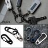 Buckle Safety Travel Tools Outdoor Hook Spring Clips Camping Keyring D-Ring Key Chain D Carabiner