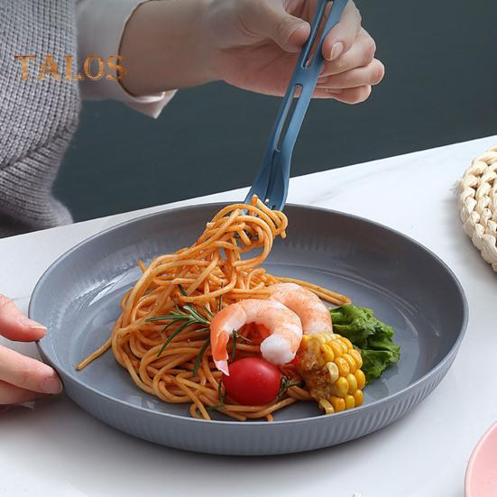 3 шт./компл. 3 в 1, дорожный складной набор столовых приборов, японский стиль, пластиковый резак, вилка, ложка, набор студенческой посуды, домашний школьный лагерь, кухонная посуда