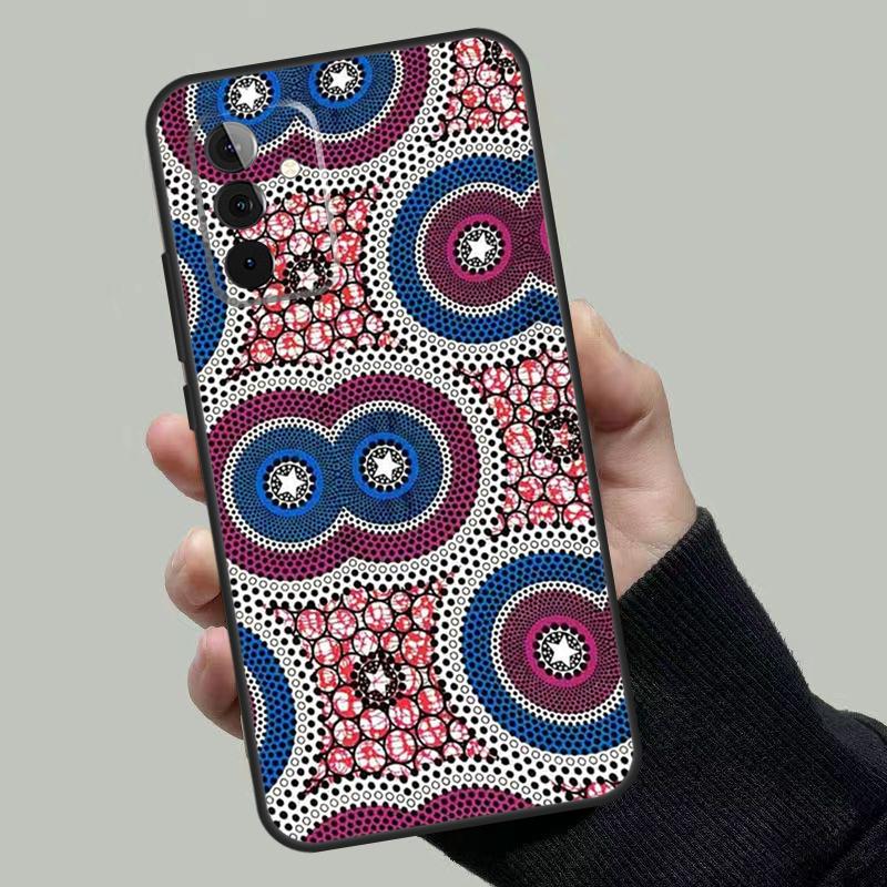 Чехол из африканской вощеной ткани для Samsung Galaxy A53 A33 A23 A13 A52 A32 A22 A12 A51 A71 A14 A24 A34 A54 A52S Чехол