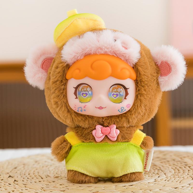 MM ириска красочные фрукты плюшевая серия сюрприз трендовая игра подарок милый детский кулон кукла