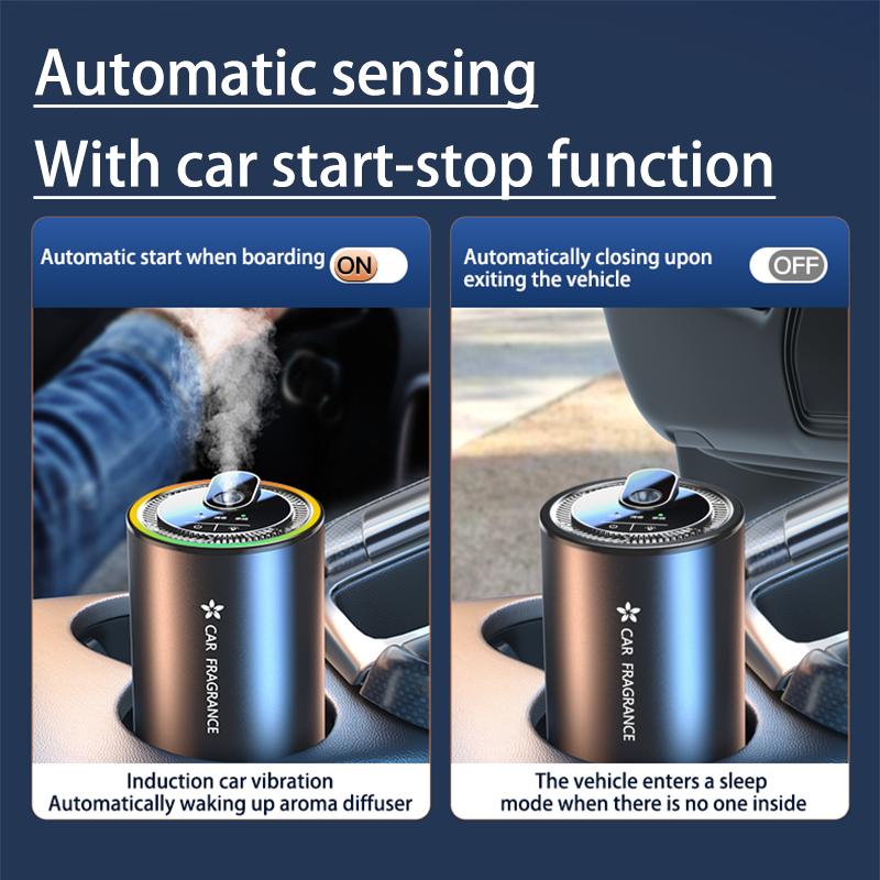 Air Fresheners LED Galaxy Star Projector Lamp Essential Oil Diffuser Starry Sky Night Light For Car Roof Room Ceiling Decoration