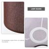 Round Shade E27 Light Socket Decorative Lamp Cover For Bedroom Living Room Floor Table Lamp