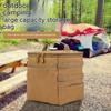 Camping Storage Bag Picnic Basket Large Capacity Outdoor Camping Lamps Gas Stove Gas Canister Pot Carry Bag Storage Picnic Bag